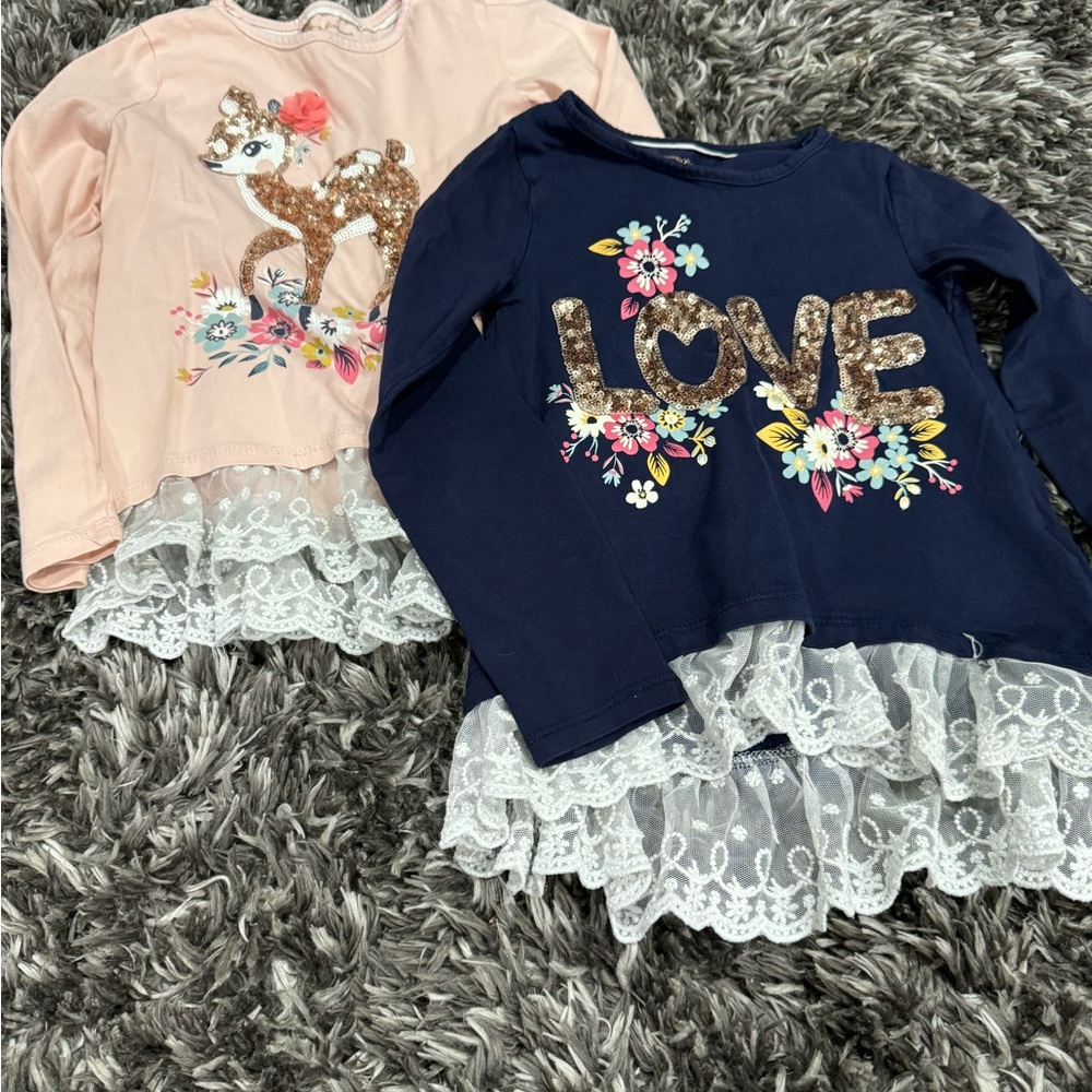 Tommy Bahama two girl shirts size 5/6